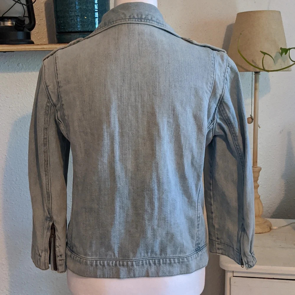 Y2K Gap Jean Jacket Sz Sm - Picture 2 of 10